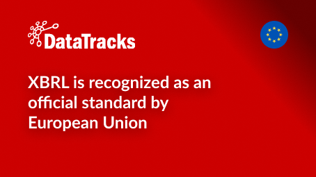 XBRL is recognized as an official standard by European Union