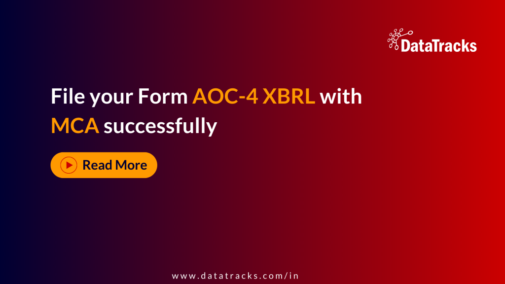 File your Form AOC-4 XBRL with MCA