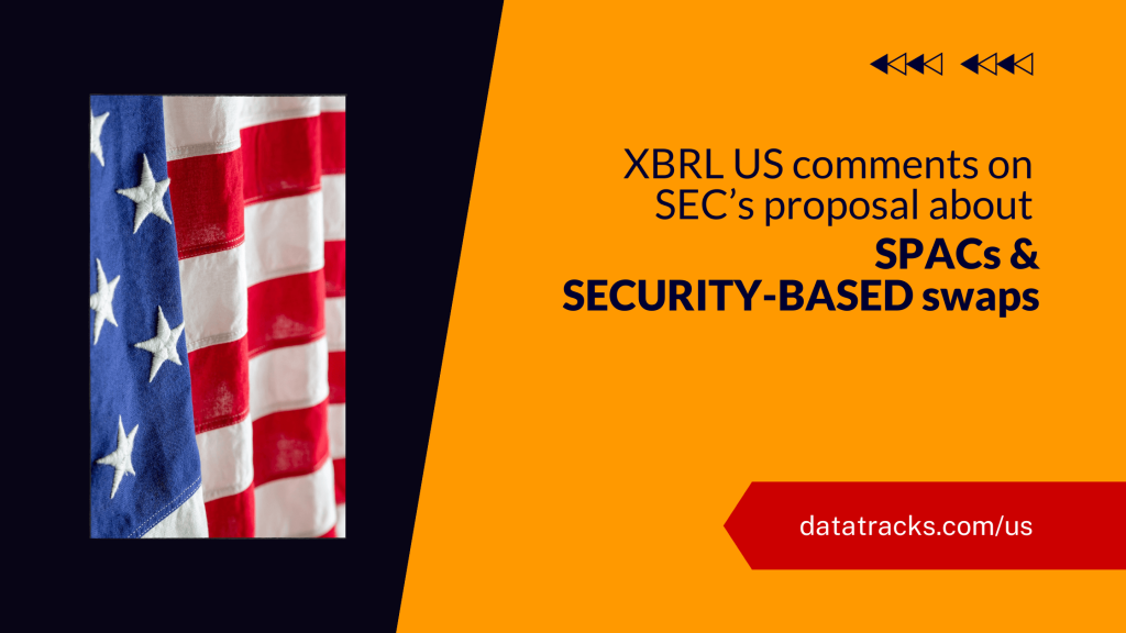 XBRL US Comments on SPACs & Security based swaps