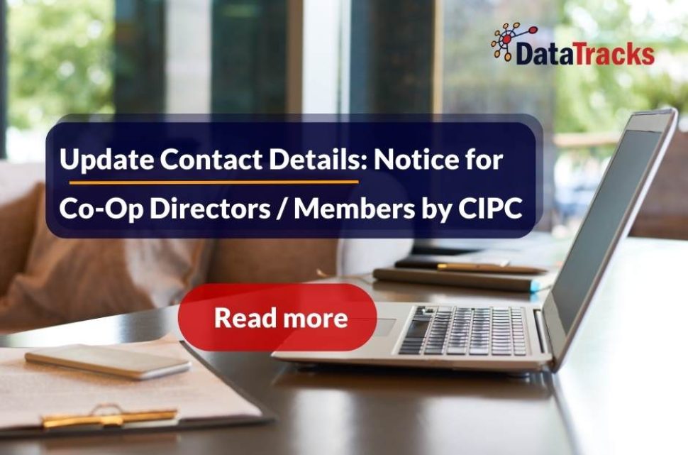 CIPC notice to Co-ops directors or members to update contact details
