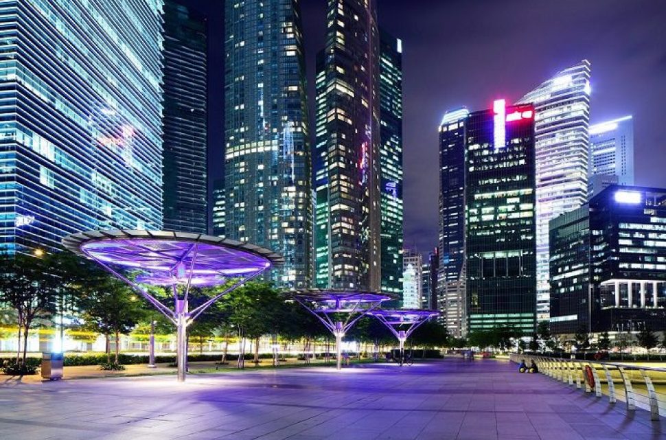 Singapore financial district