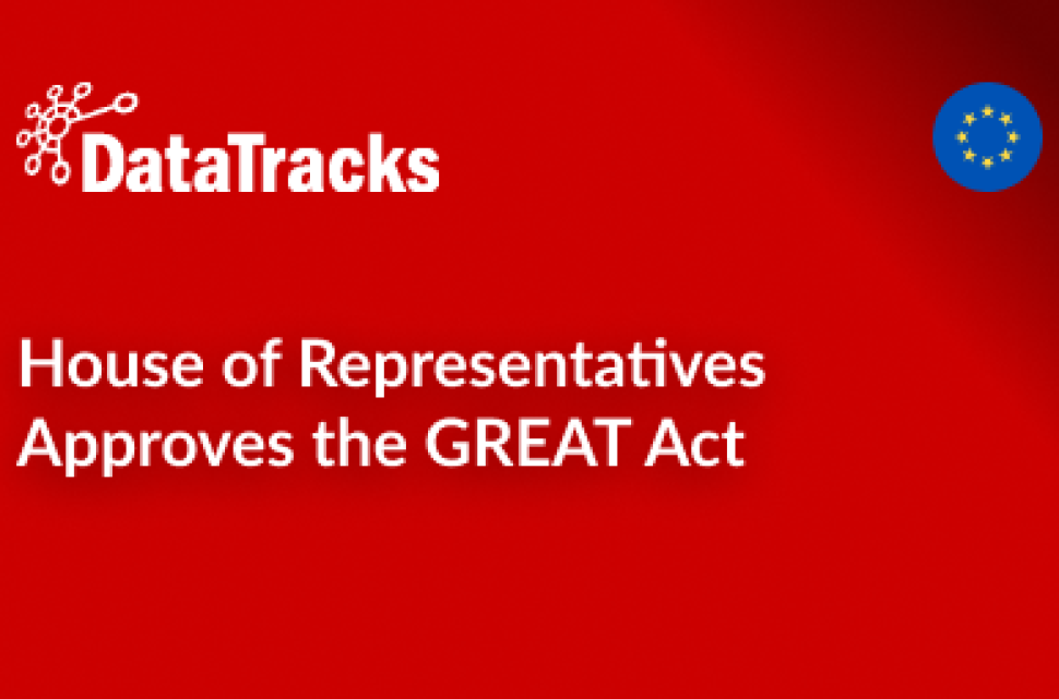 House of Representatives Approves the GREAT Act