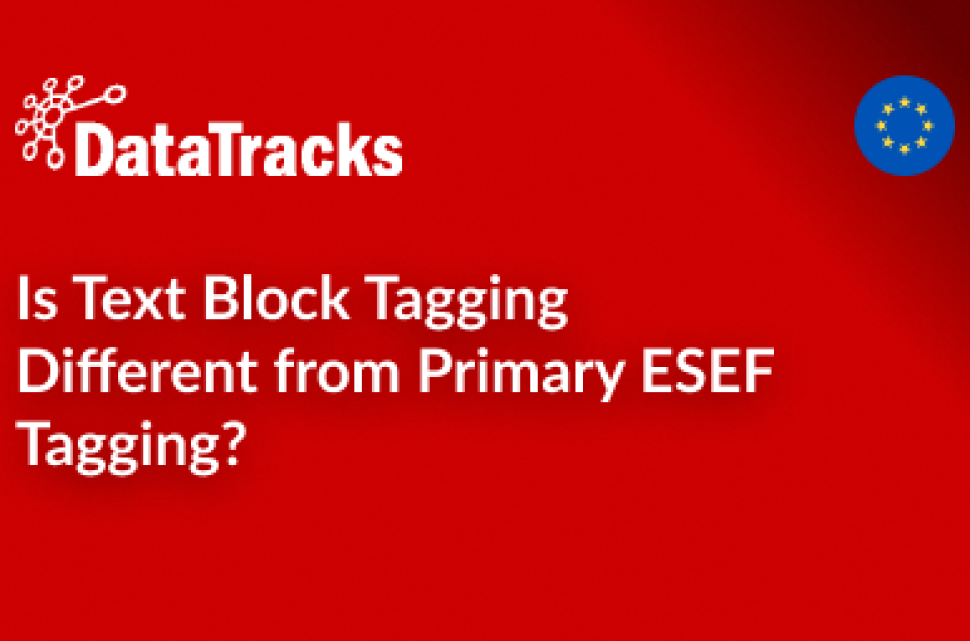 Is Text Block Tagging Different from Primary ESEF Tagging_
