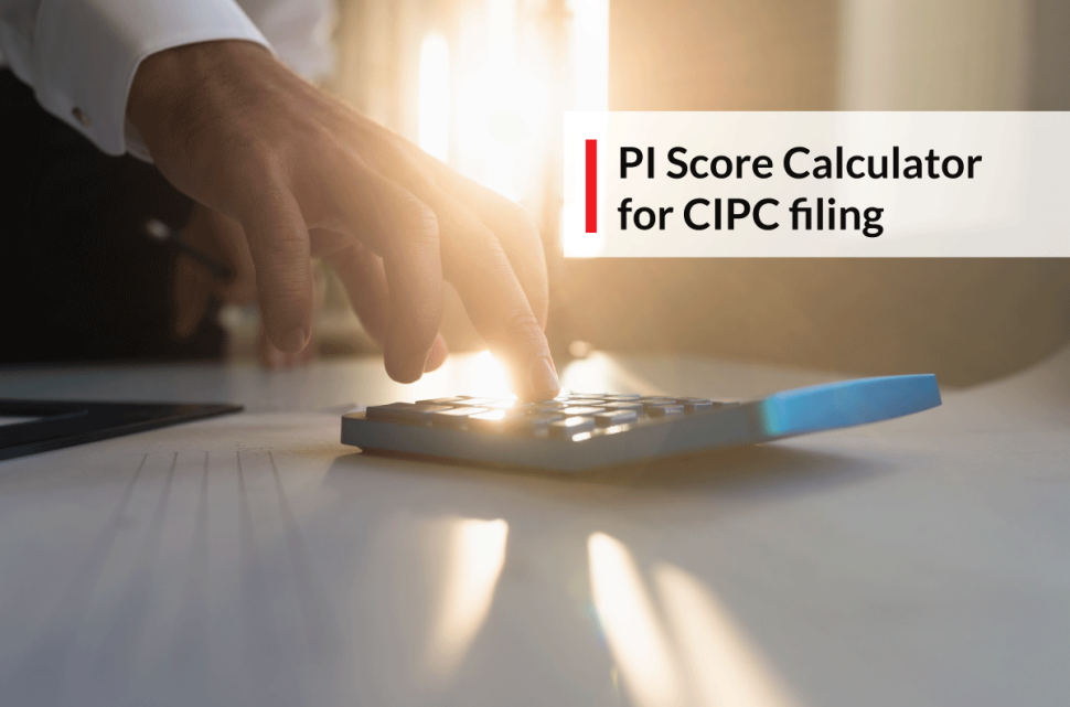 PI Score CIPC filing