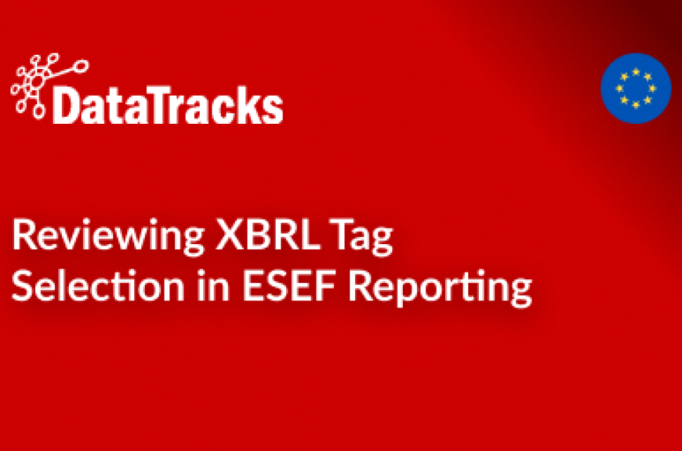 Reviewing XBRL Tag Selection in ESEF Reporting