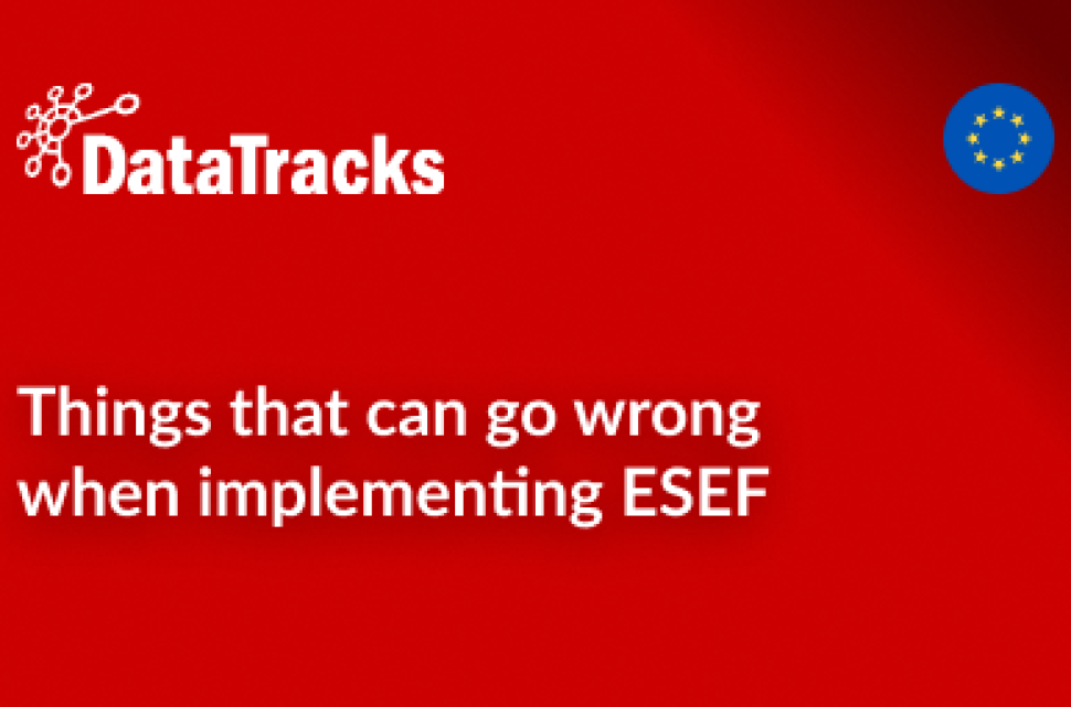 Things that can go wrong when implementing ESEF