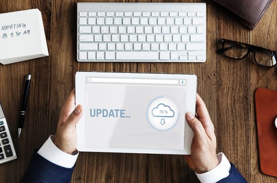 Update Cloud Storage Data Information Concept